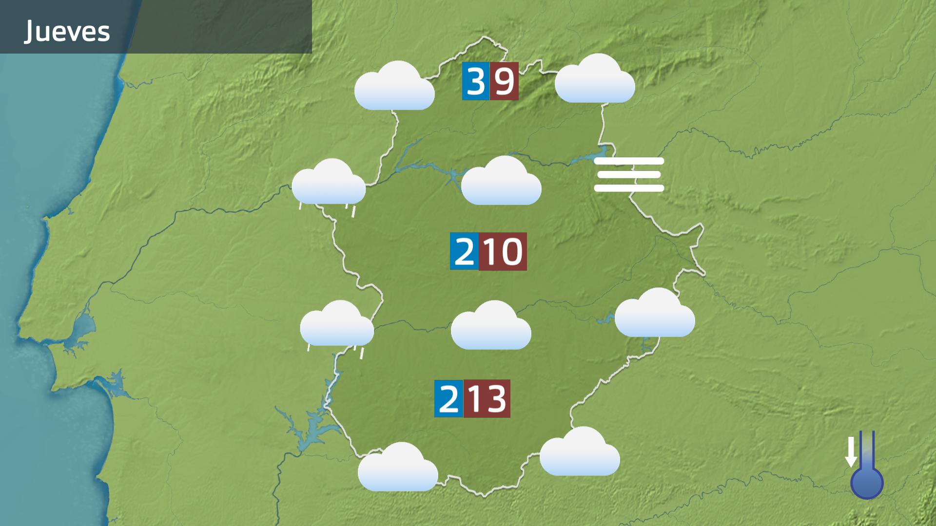 Mapa de previsión del 1 de enero