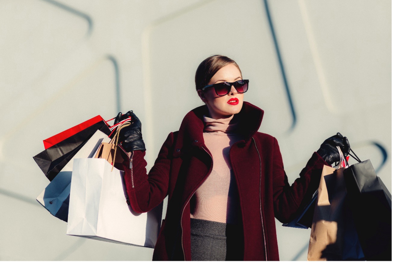 Mujer de compras