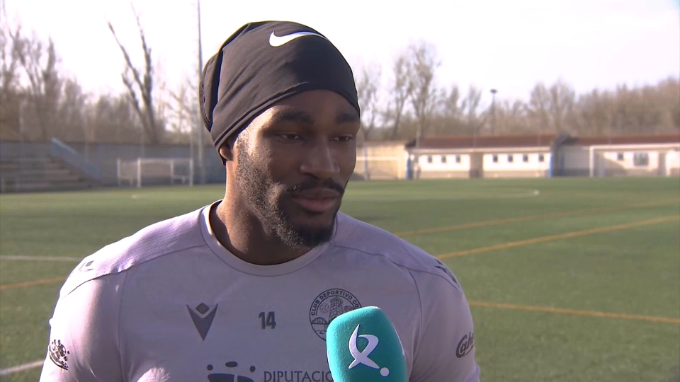 Domingo Mba, jugador del CD Coria