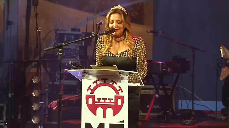 Merche da el pregón del Carnaval de Mérida en el año 2026