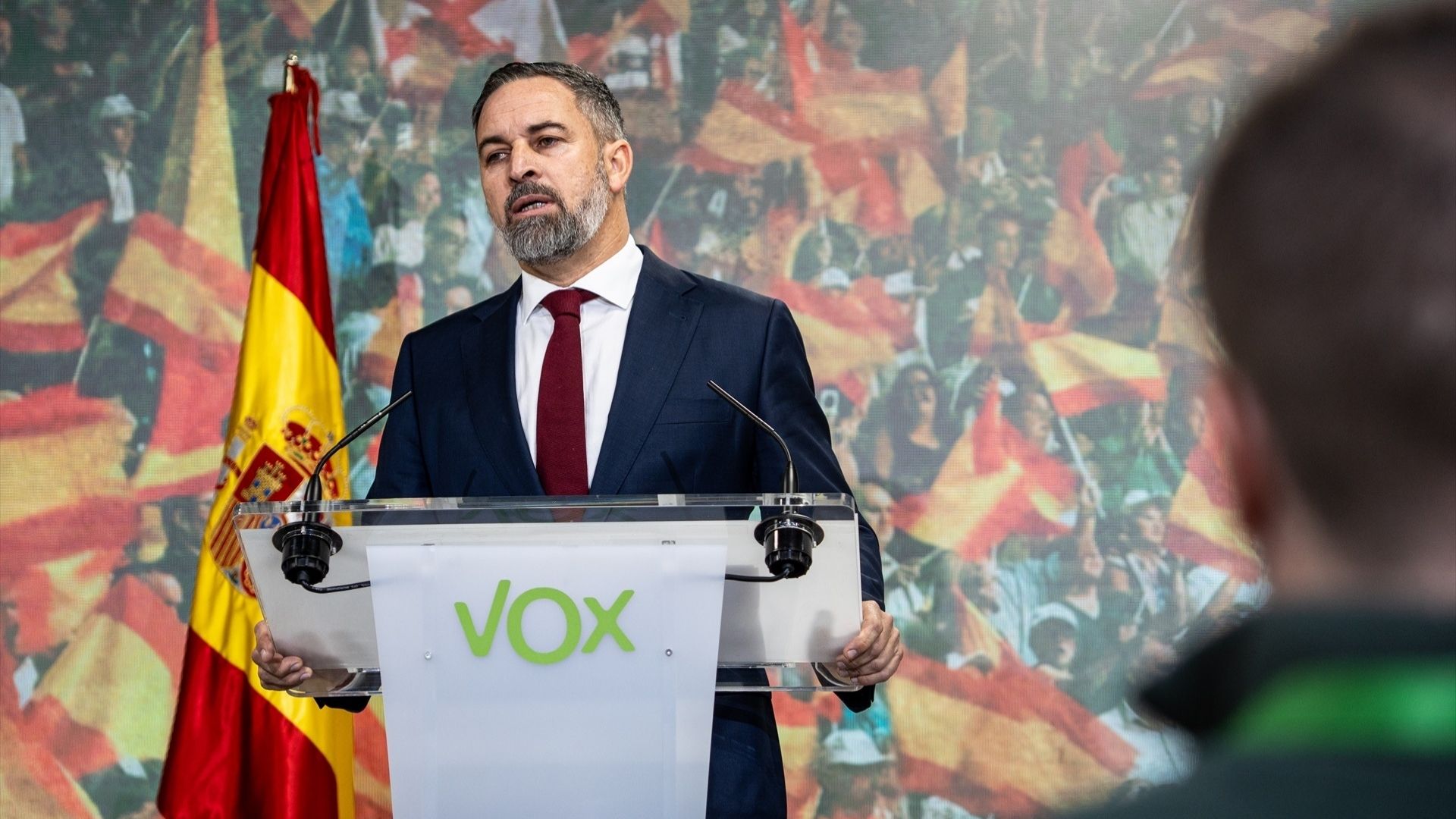 Santiago Abascal, líder de Vox, en una imagen de archivo