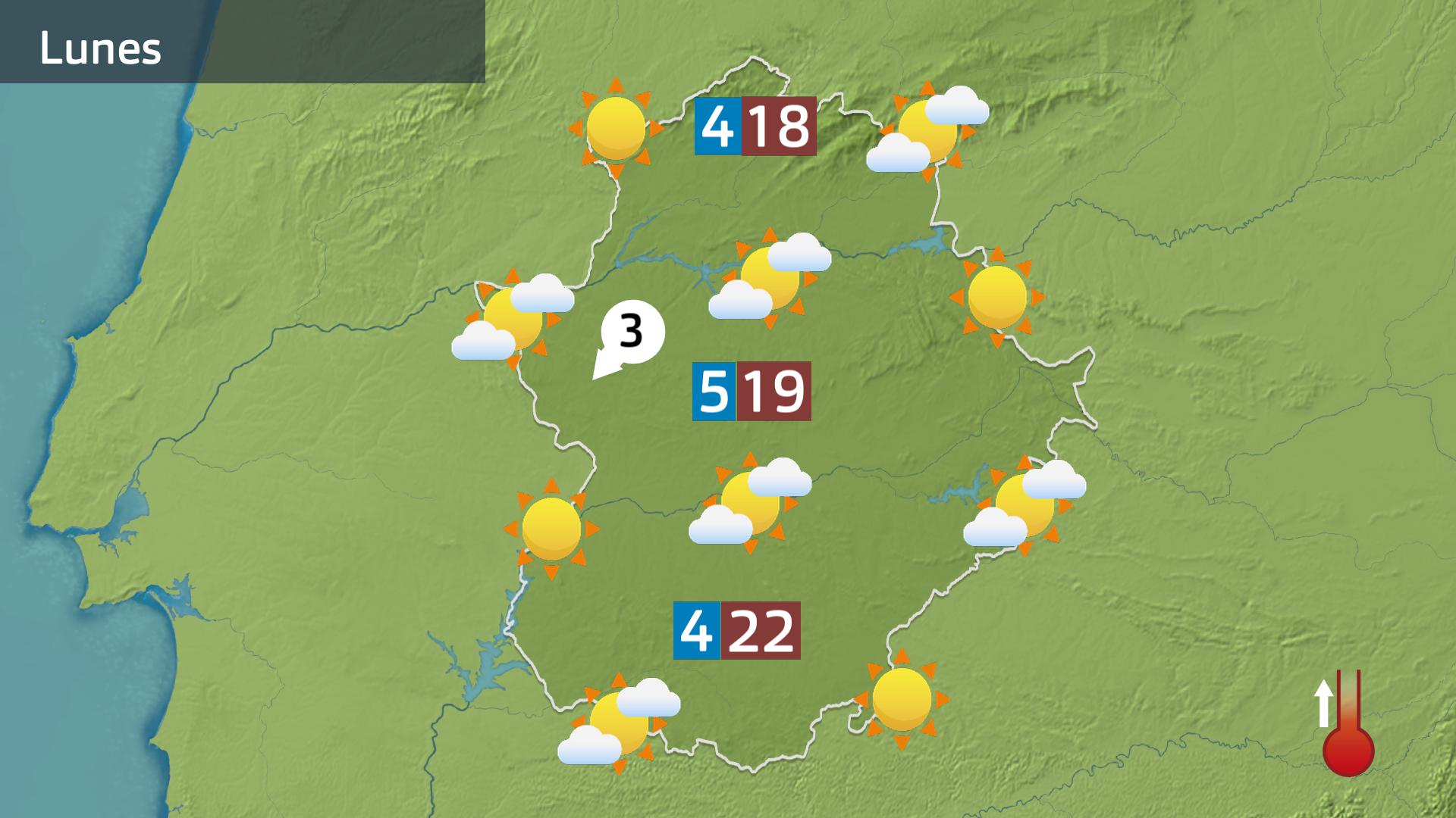 Mapa de previsión del 30 de marzo
