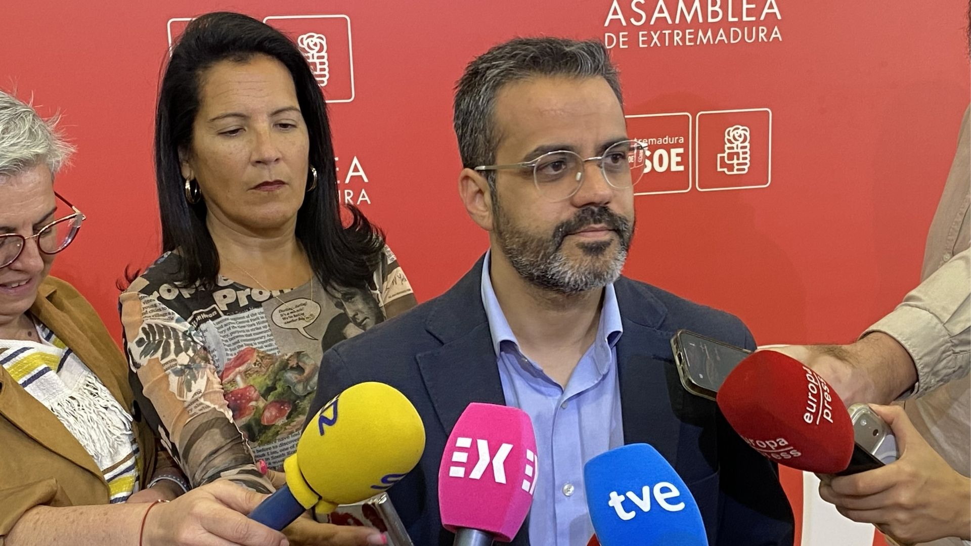 El portavoz del PSOE de Extremadura, Manuel González Andrade