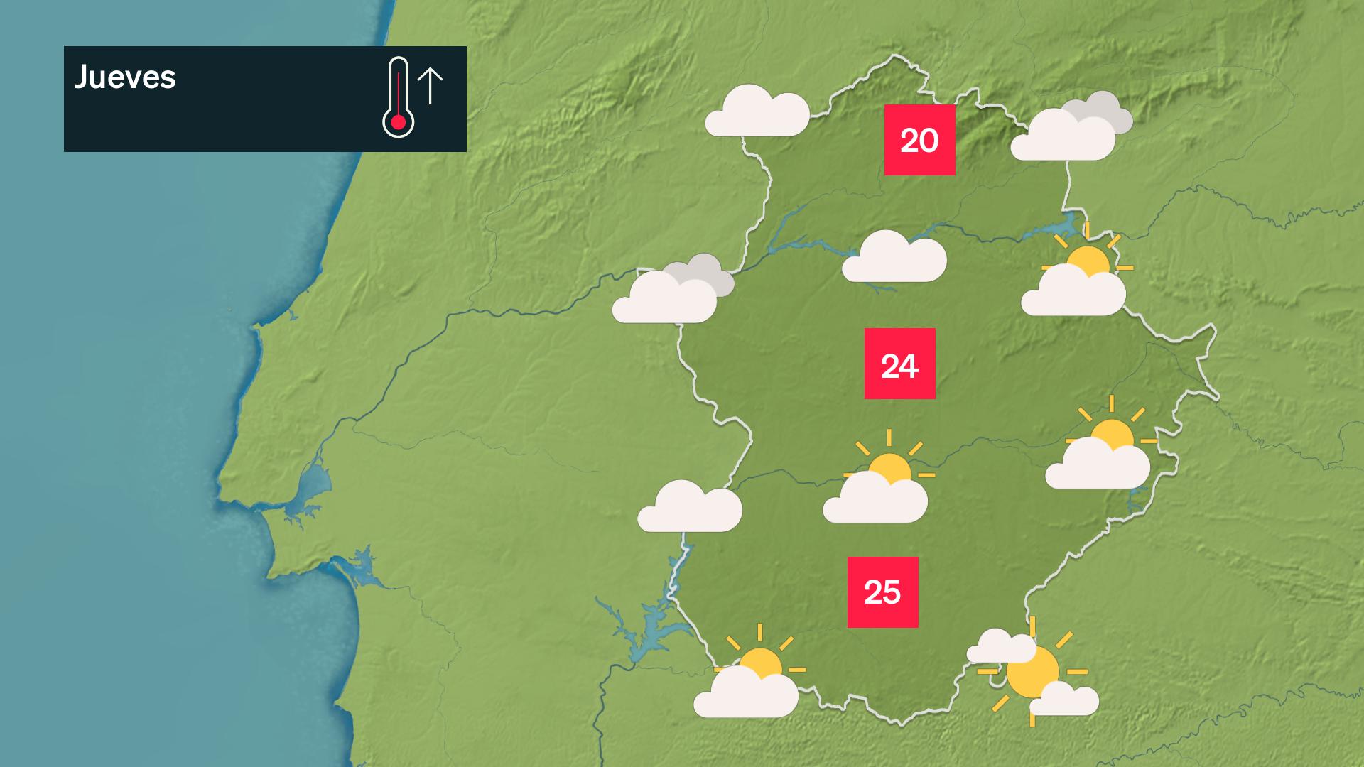 La previsión del tiempo para el jueves 30 de abril