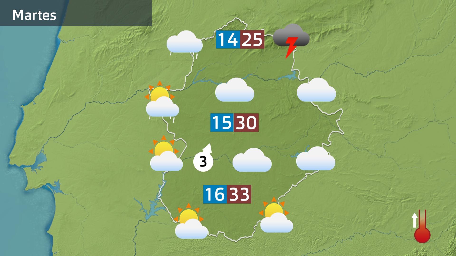 Mapa de previsión del 21 de abril