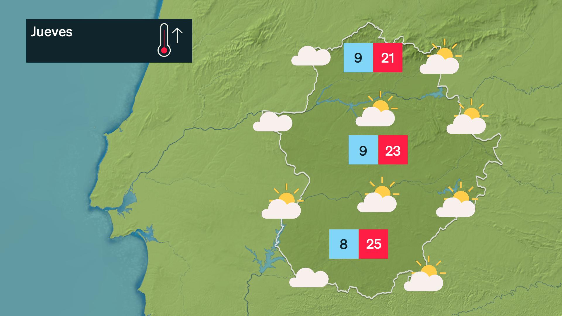 Mapa de previsión del 30 de abril
