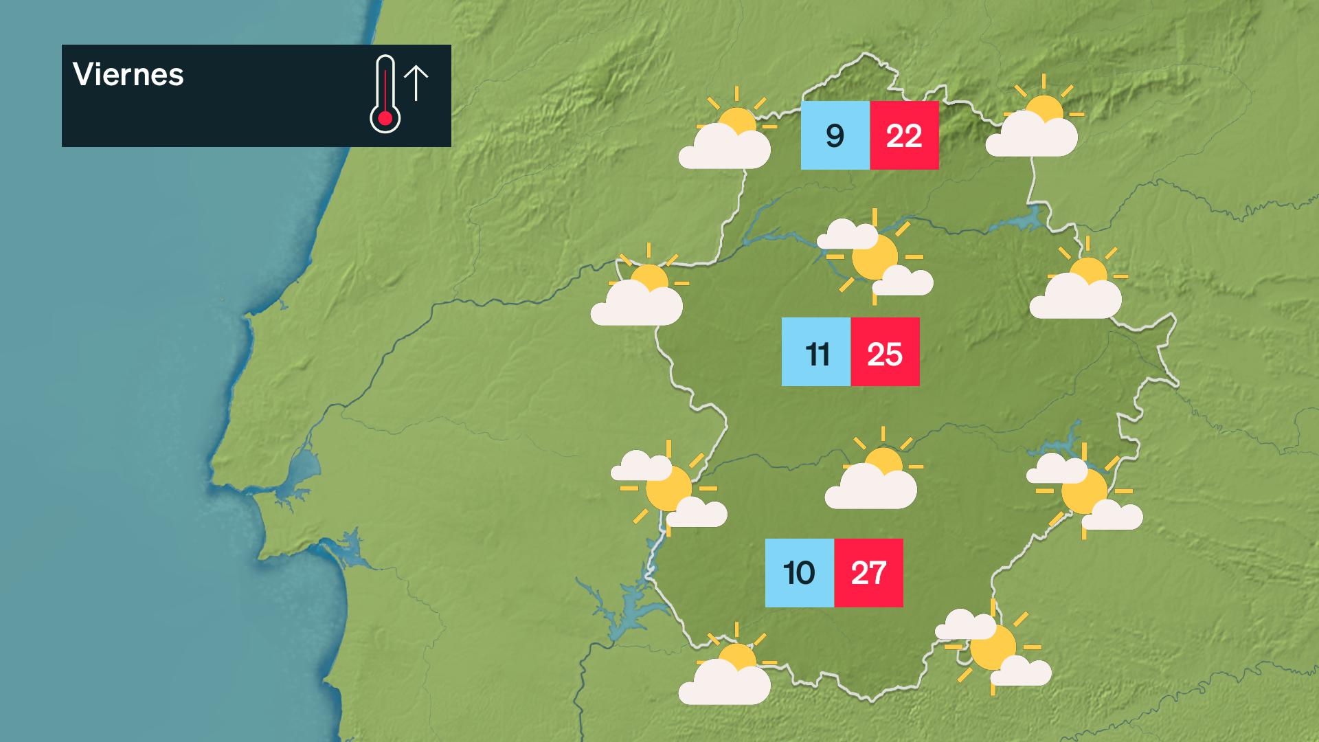 Mapa de previsión del 30 de abril