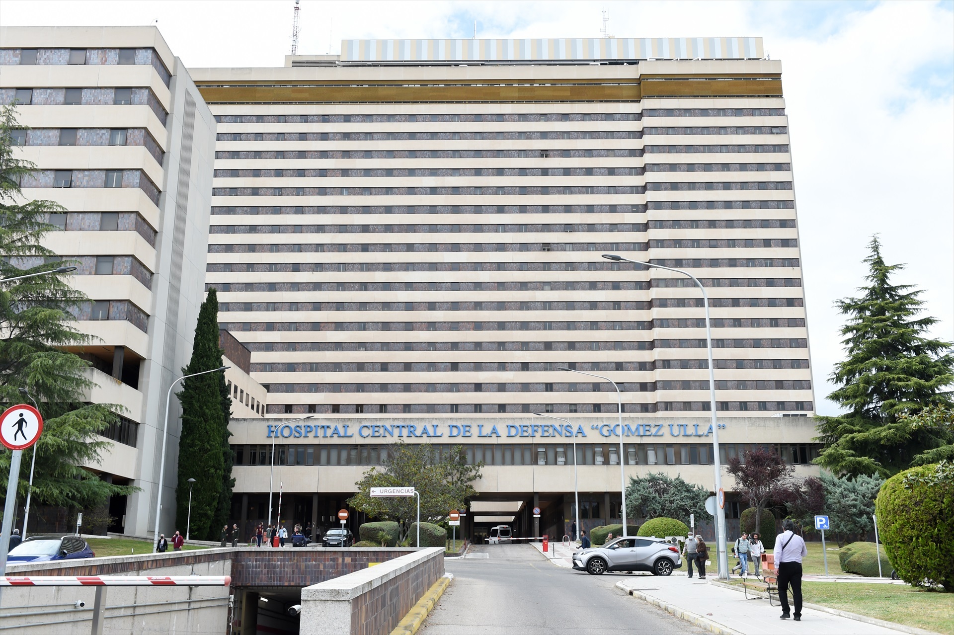 Fachada del Hospital Central de la Defensa Gómez Ulla 