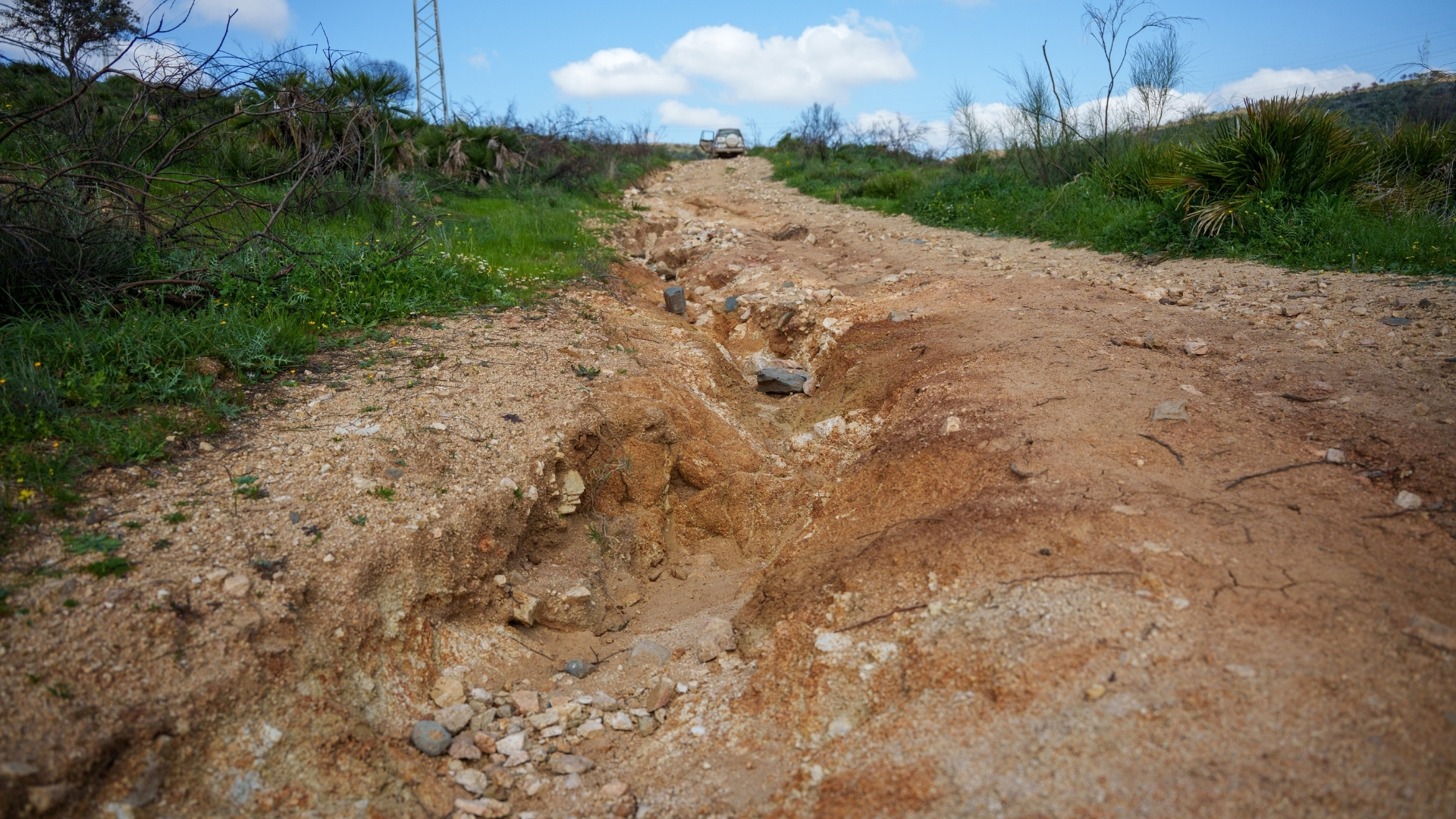 Caminos en mal estado tras las borrascas del mes de enero
