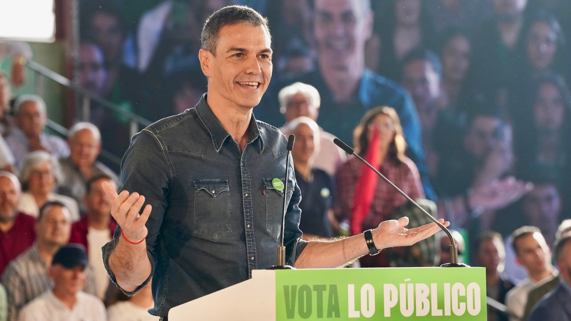 El secretario general del PSOE y presidente del Gobierno, Pedro Sánchez