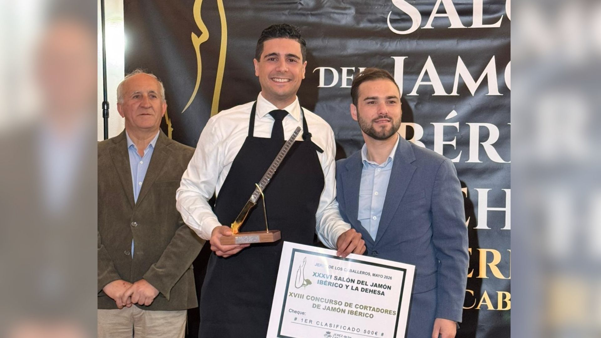 Francisco Javier García, ganador del Concurso de Corte