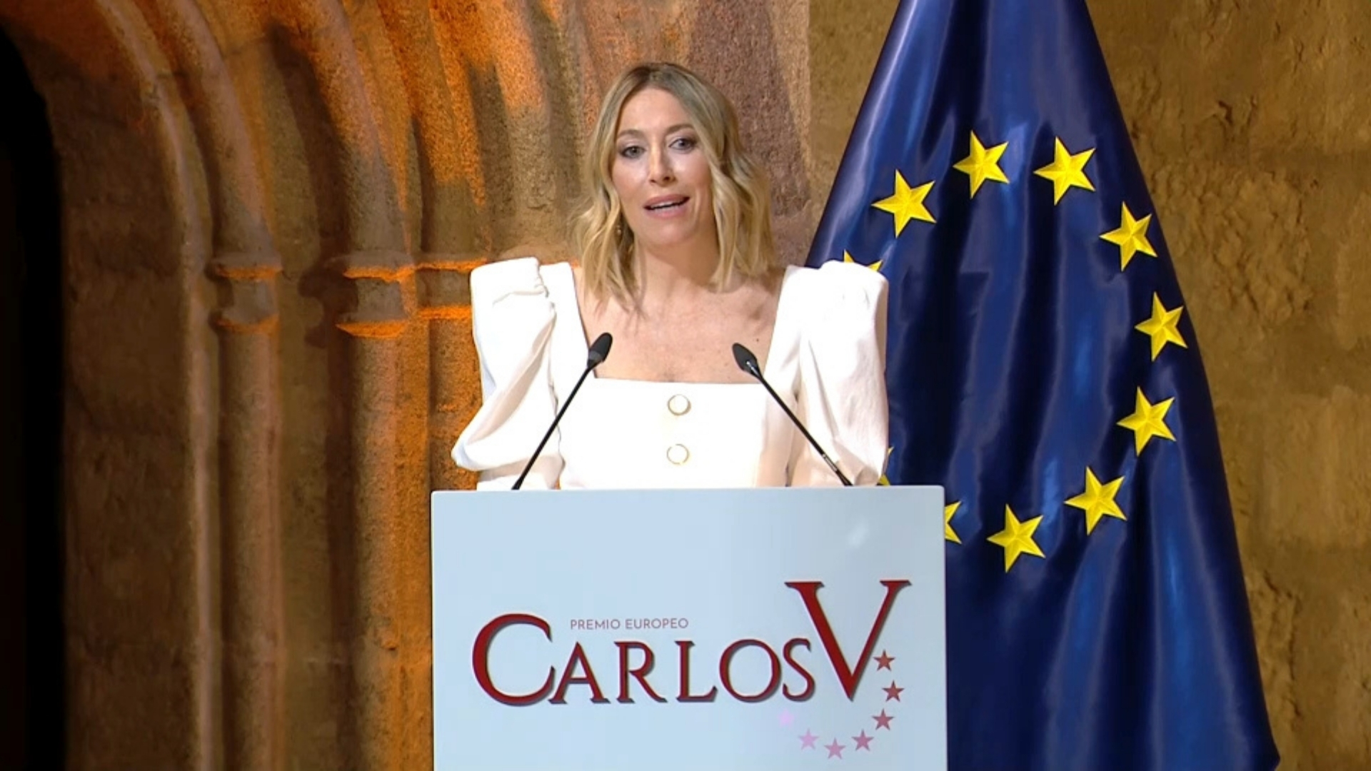 María Guardiola, presidenta de la Junta de Extremadura