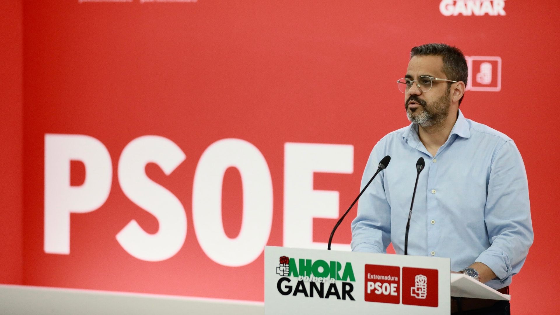 Manuel González Andrade, portavoz del PSOE de Extremadura