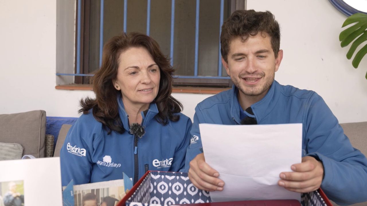 Alberto y su madre