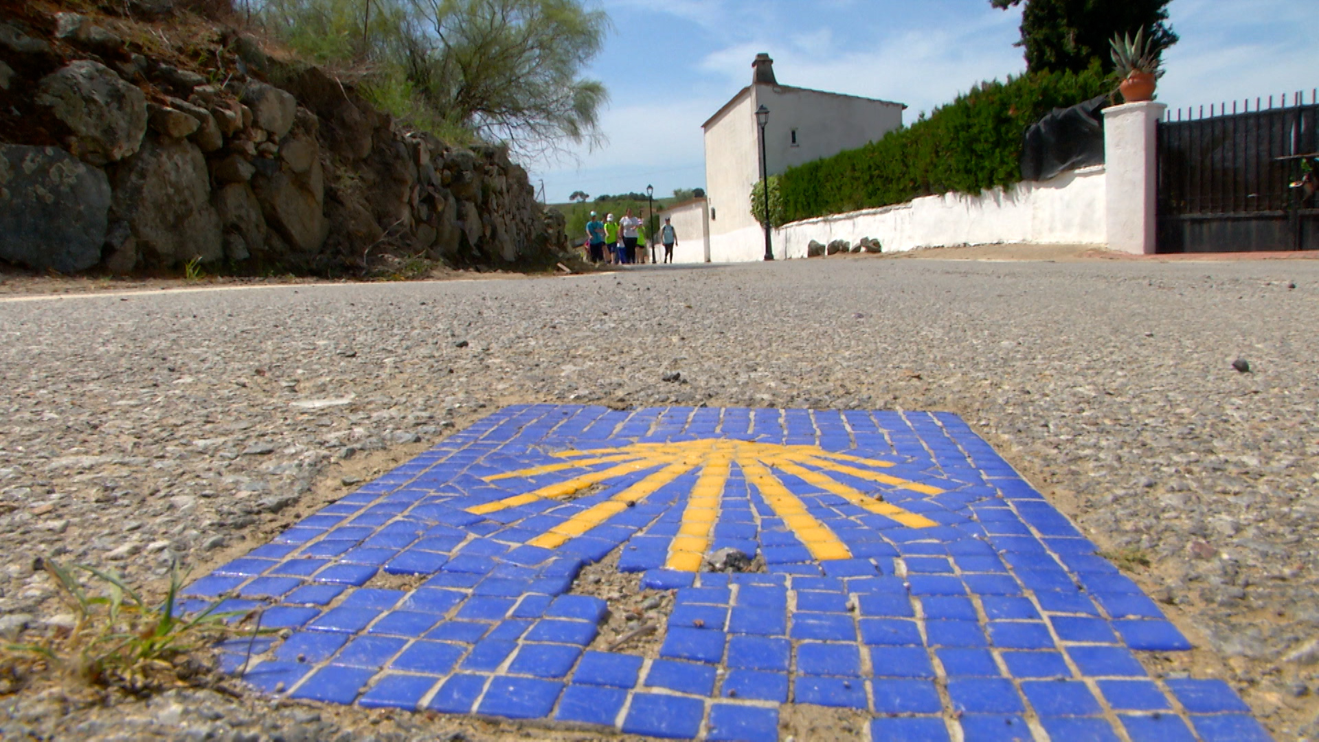 Tramo del Camino de Santiago en El Carrascalejo (Badajoz)