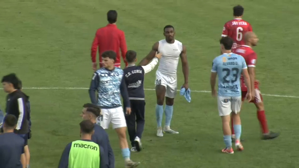 Imagen del final del partido