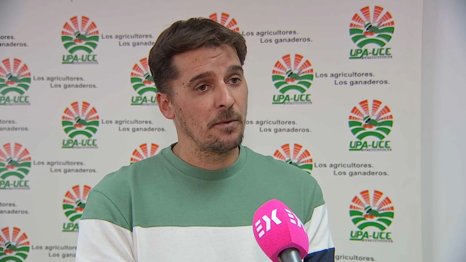 Oscar Llanos, secretario general de UPA-UCE Extremadura.