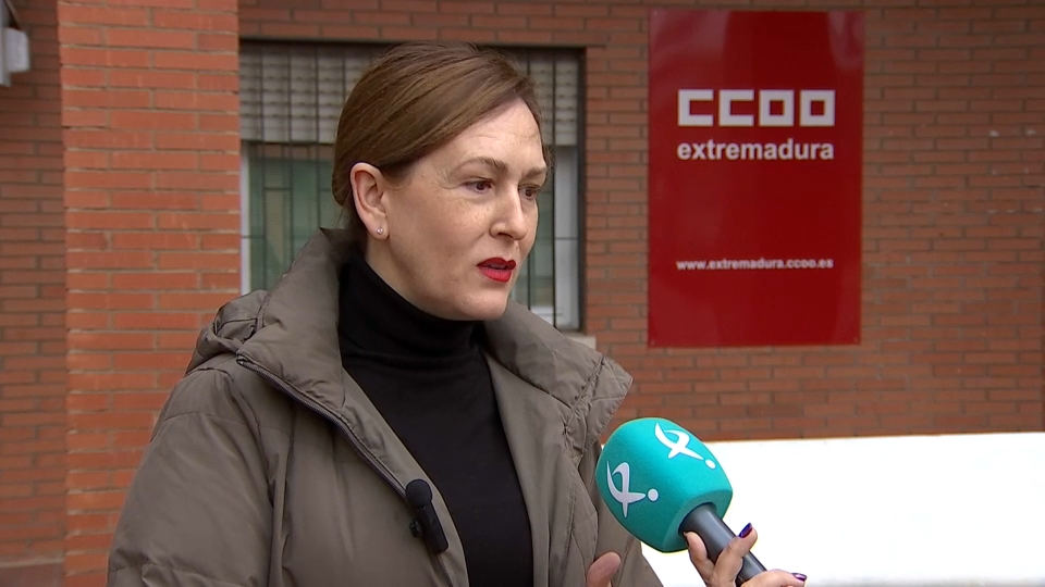 Mari Cruz Lara, secretaria de Formación y Empleo de CCOO Extremadura.
