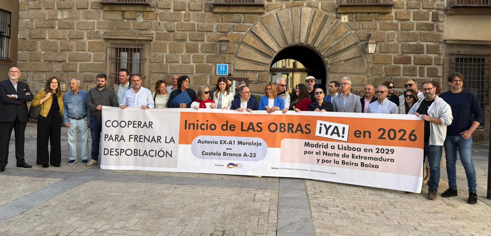 Presentación de la concentración ibérica en Plasencia.