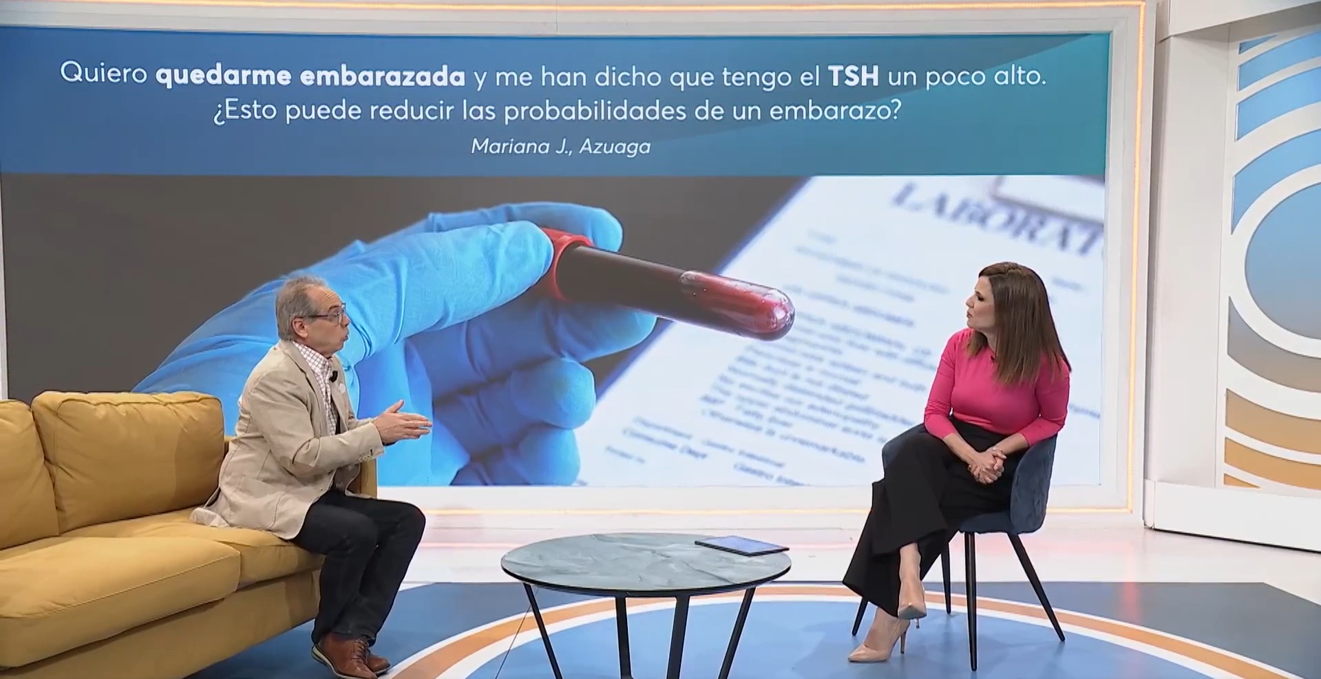 Juan Parra, endocrinólogo, resolviendo dudas