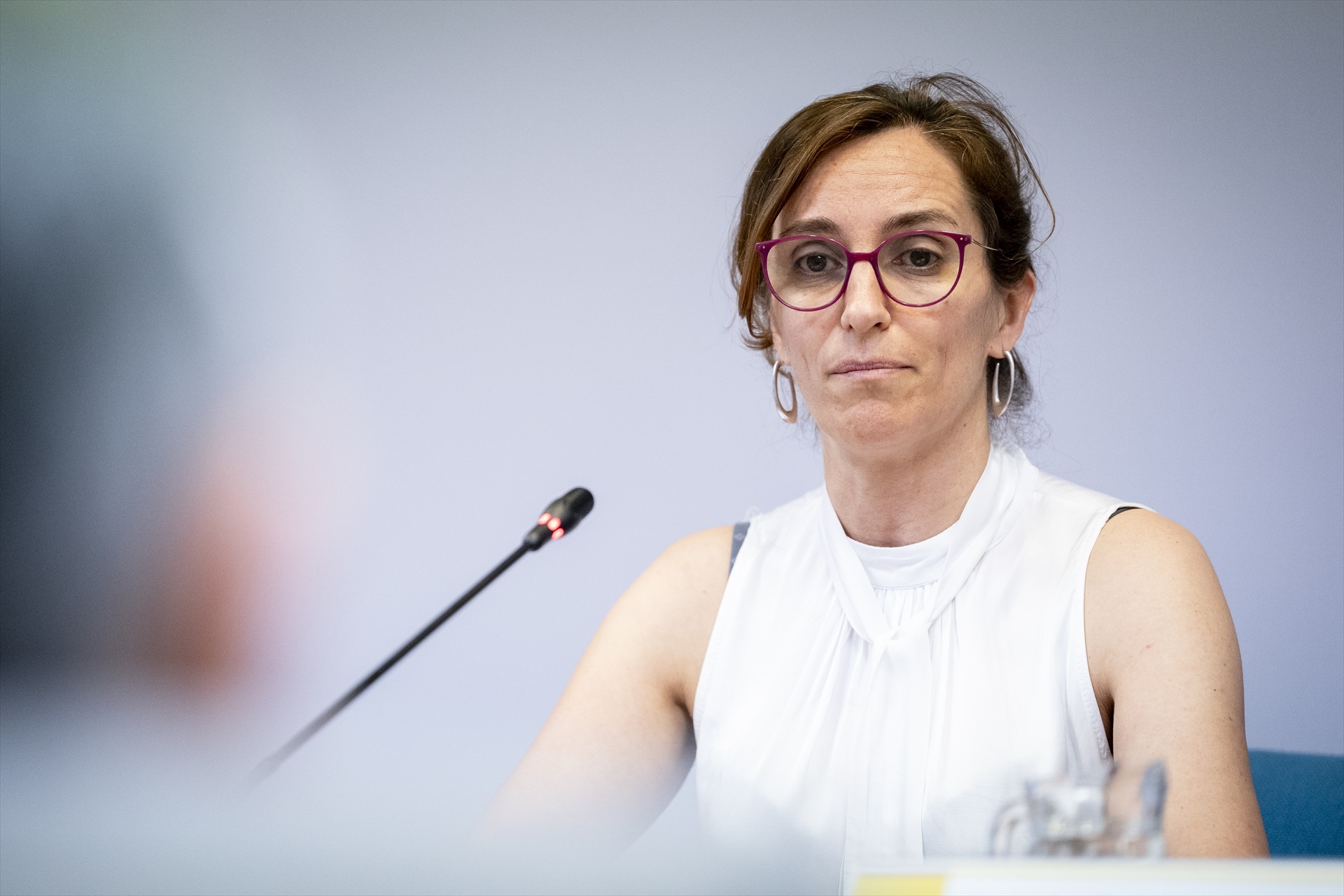 La ministra de Sanidad, Mónica García