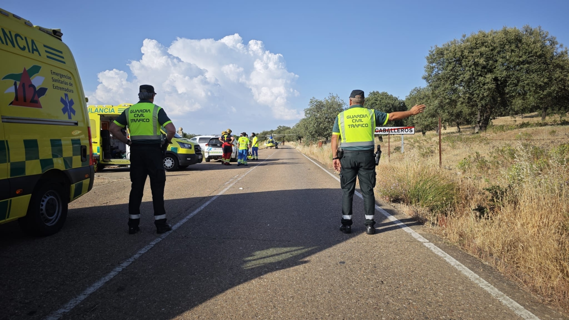 Accidente de tráfico en Valdecaballeros
