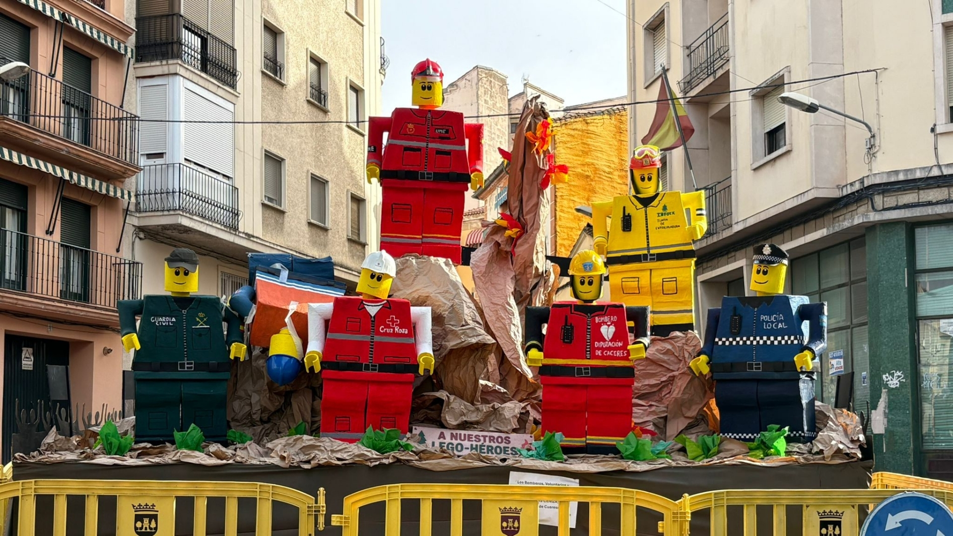 Falla del barrio de San Juan en Plasencia