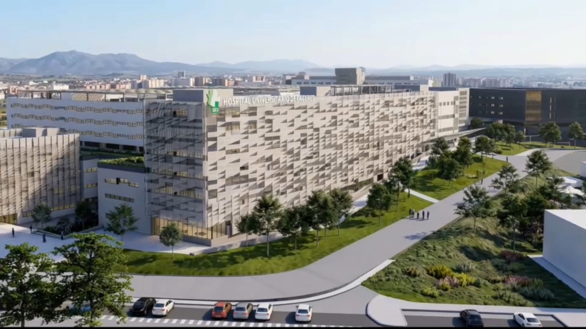 Maqueta de la Segunda Fase del Hospital Universitario de Cáceres