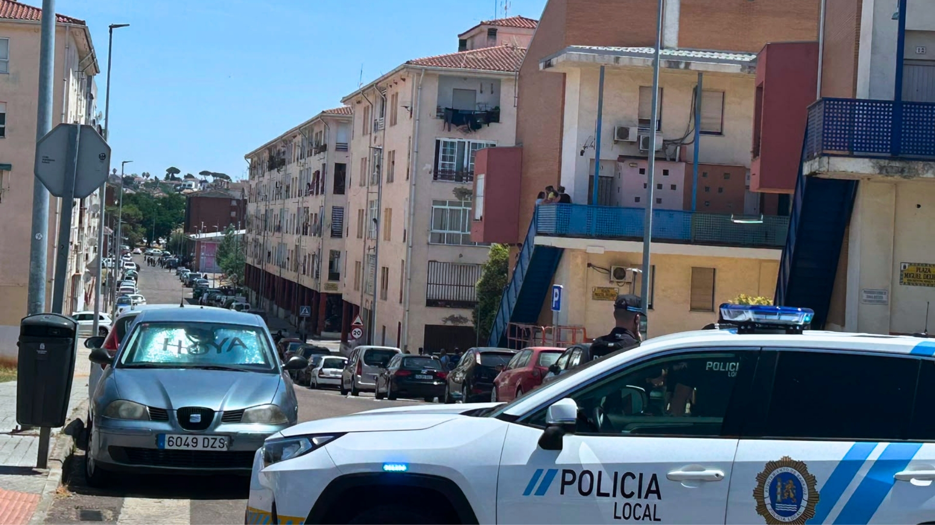 Cortados los accesos al barrio Suerte de Saavedra