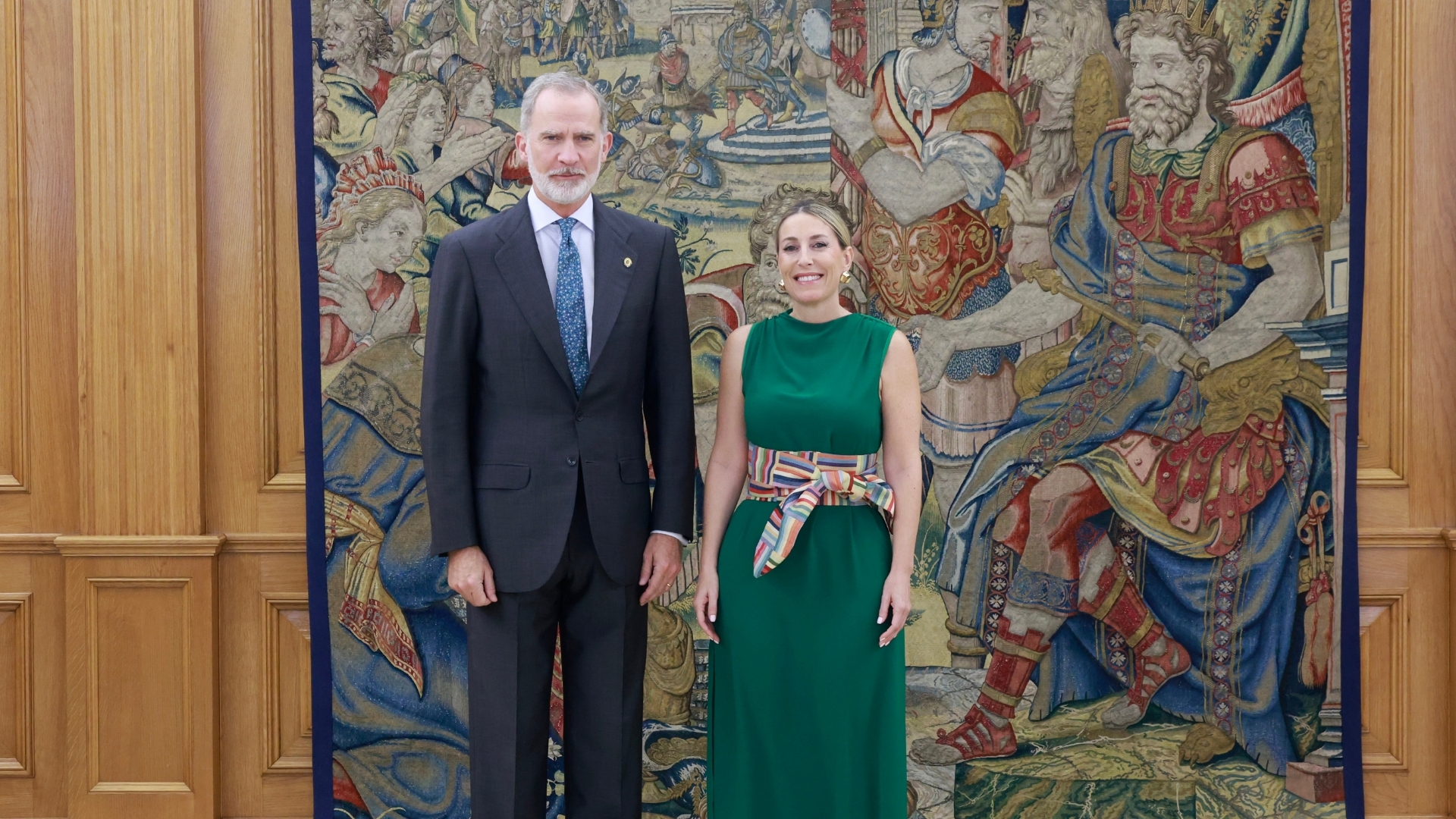 El Rey recibe en Zarzuela a María Guardiola tras su reelección como presidenta de Extremadura