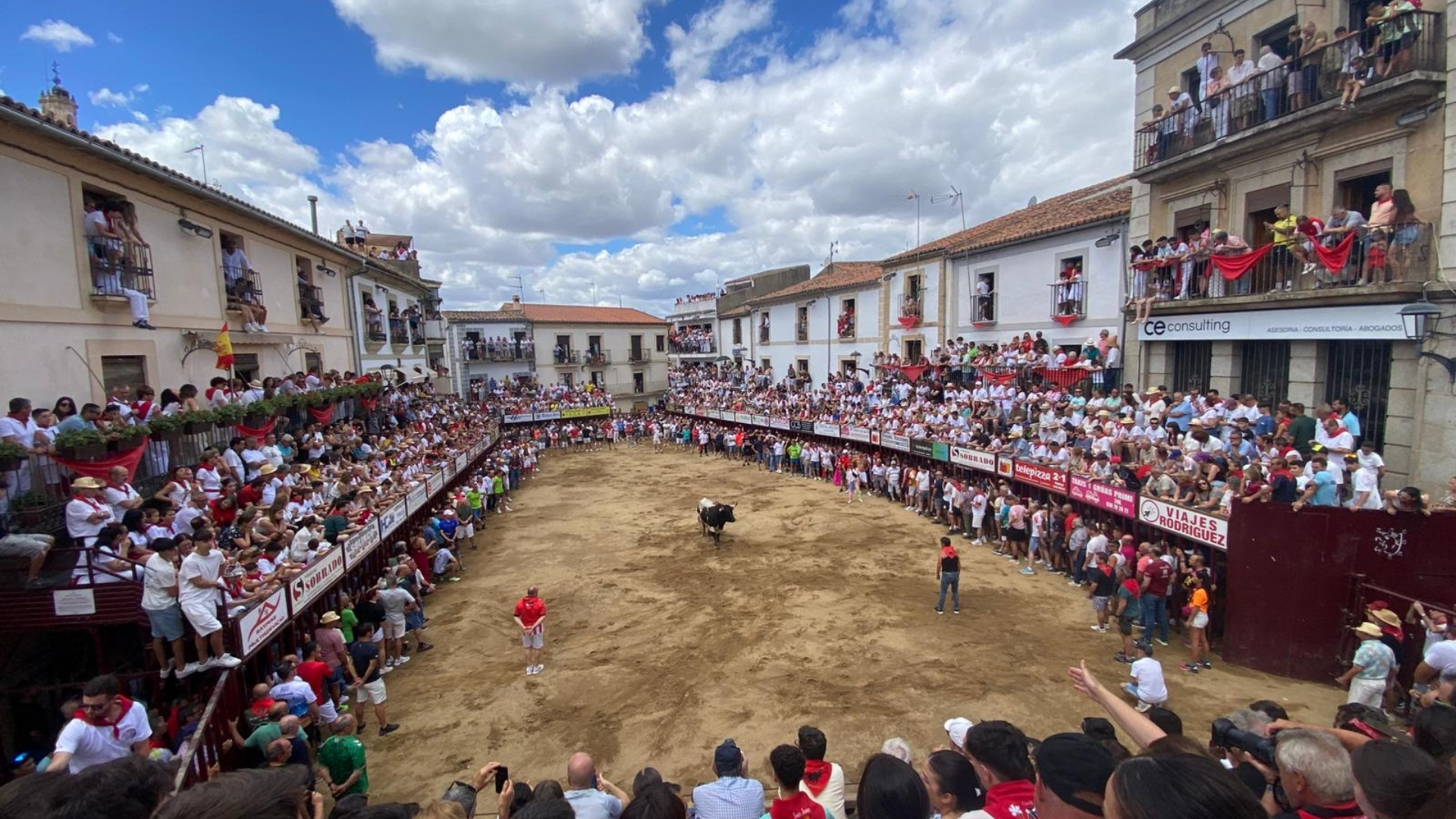 Encierro en los Sanjuanes de Coria