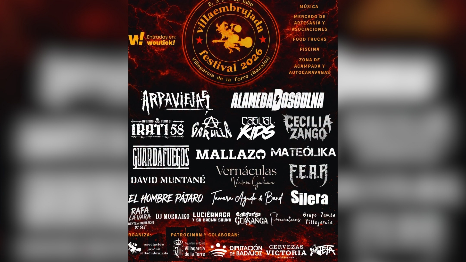 Villagarcía acoge el Villaembrujada Festival 2026