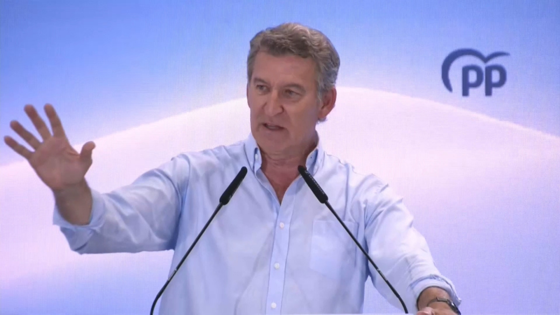  Presidente del PP, Alberto Núñez Feijóo, 