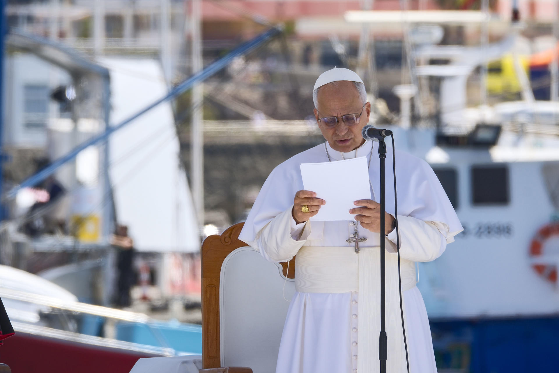 El papa León XIV en la isla de Gran Canaria 