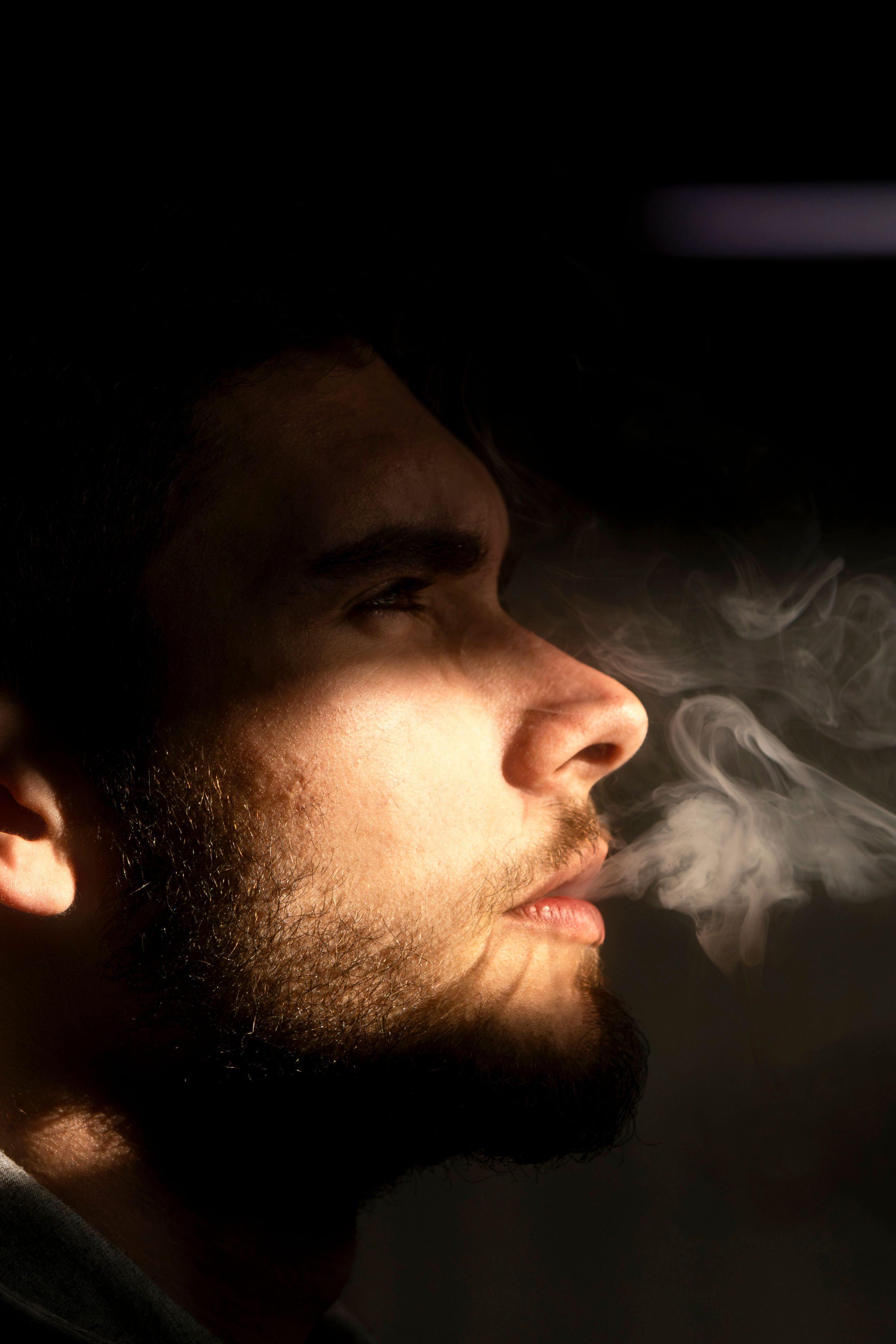 Persona fumando