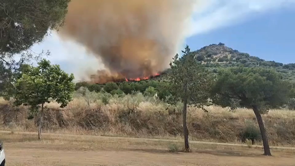 Incendio en el Cerro Masatrigo a finales de mayo de 2026