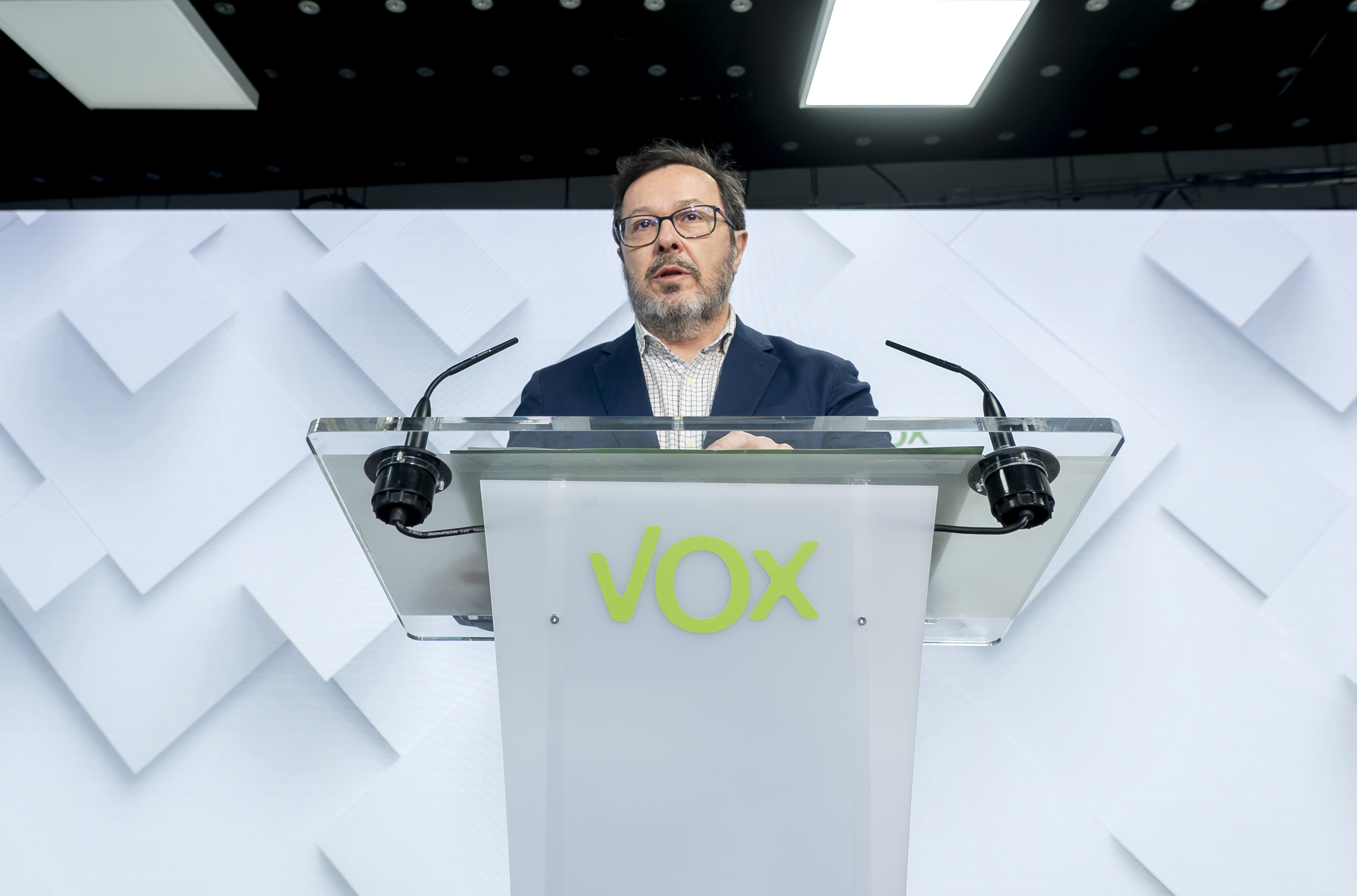 El portavoz de Vox, José Antonio Fúster