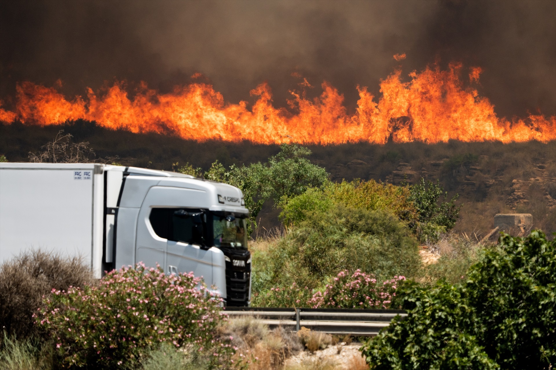 Incendio Los Gallardos