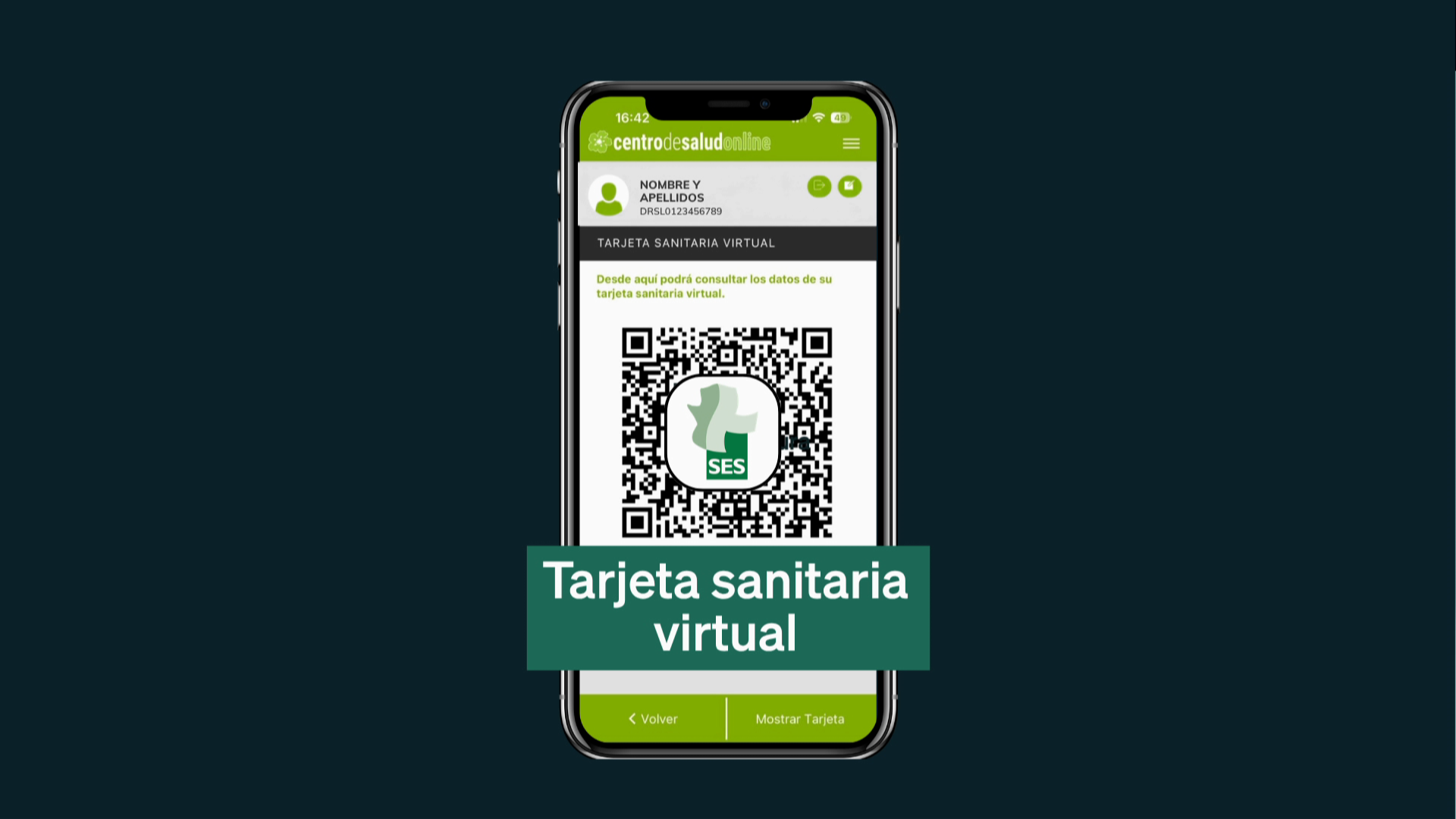 Tarjeta sanitaria en el móvil
