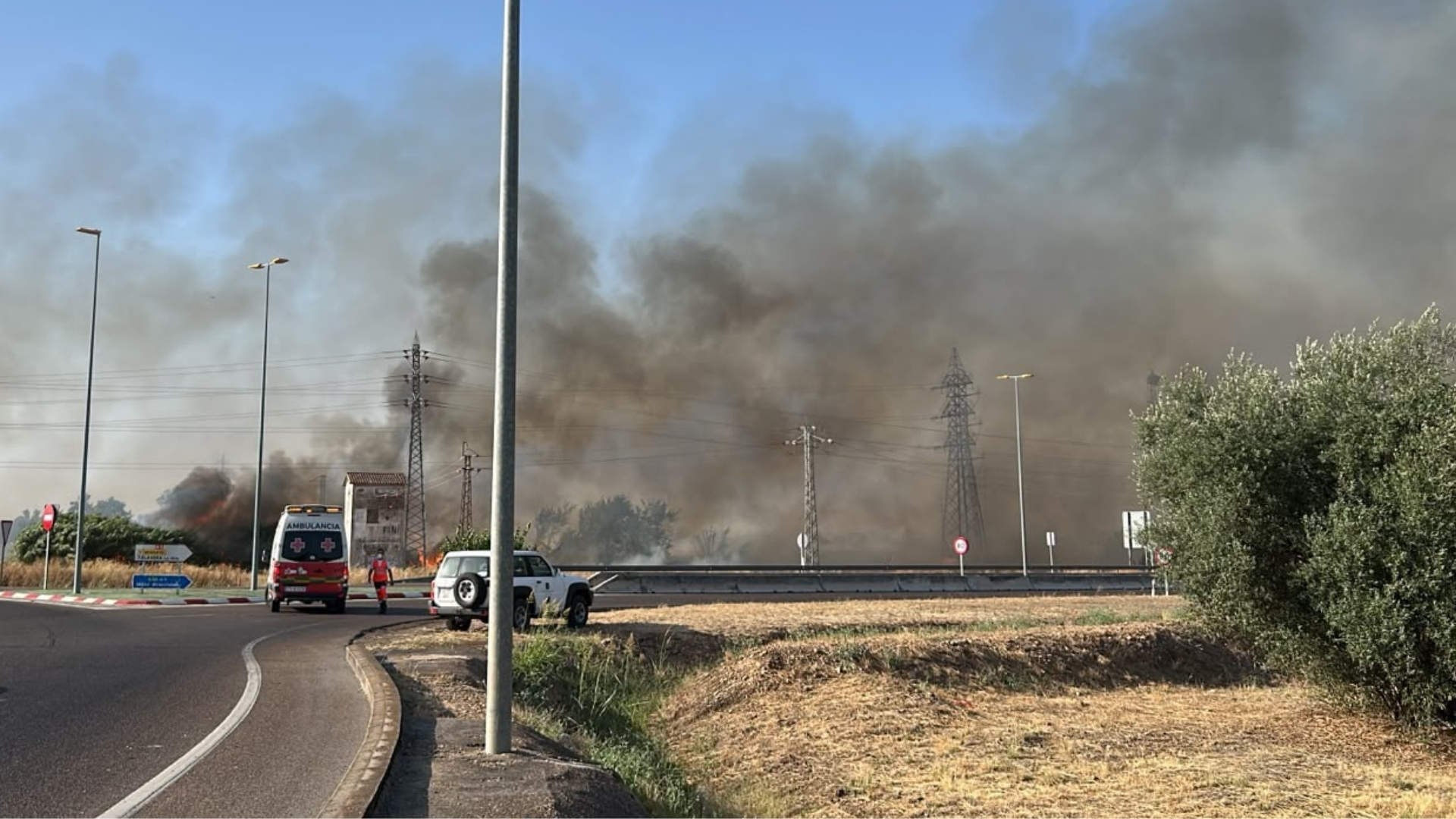 Incendio Badajoz