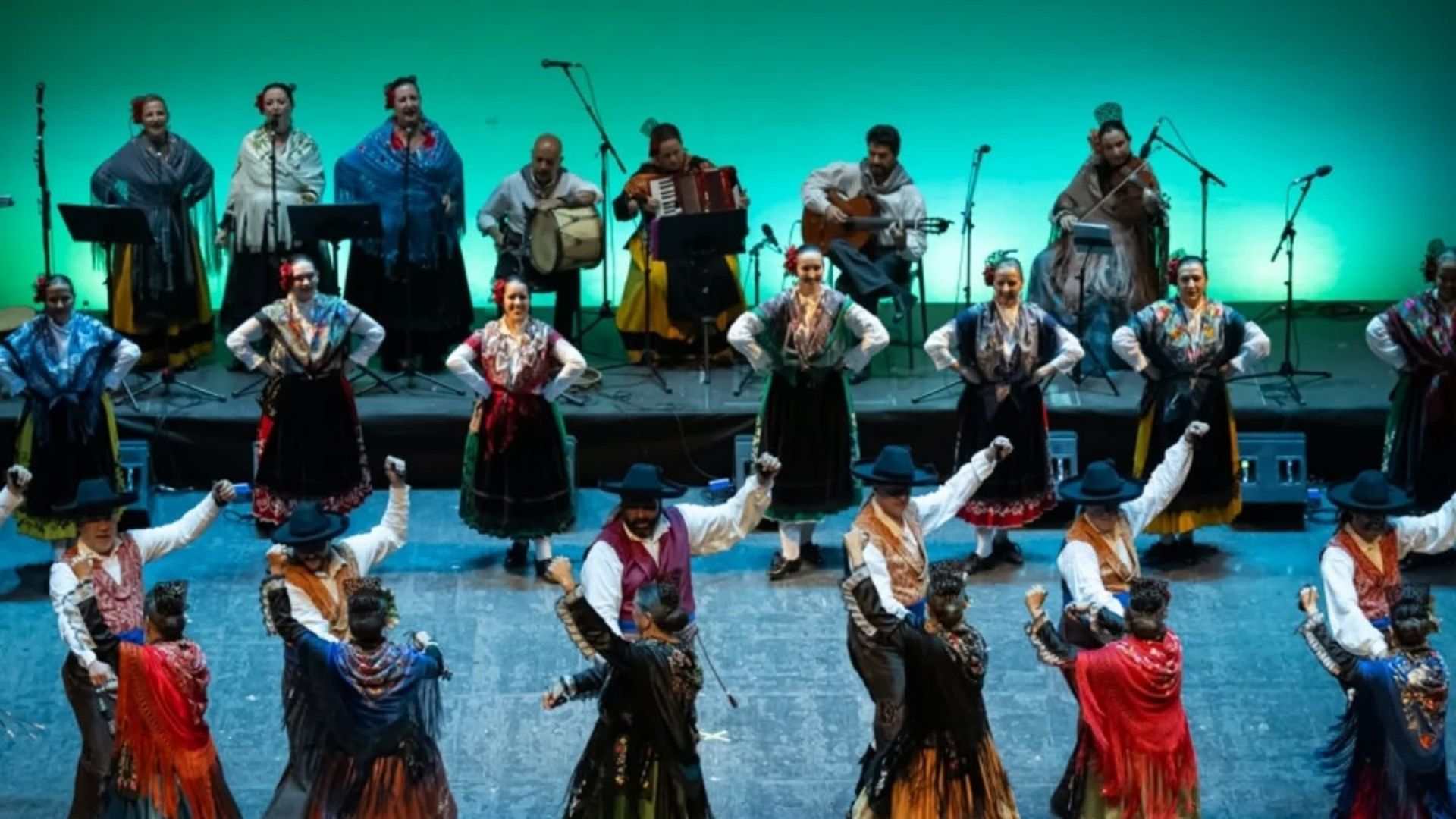 Festival Internacional de Folklore de Extremadura en el López de Ayala en una imagen de archivo