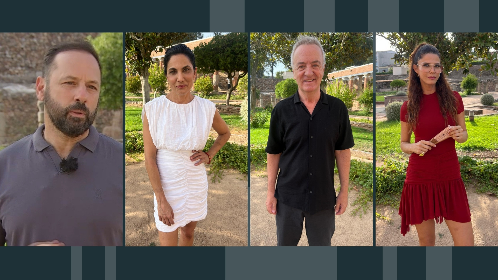 Chevi Muraday, Toni Acosta, Carlos Hipólito y Juana Acosta
