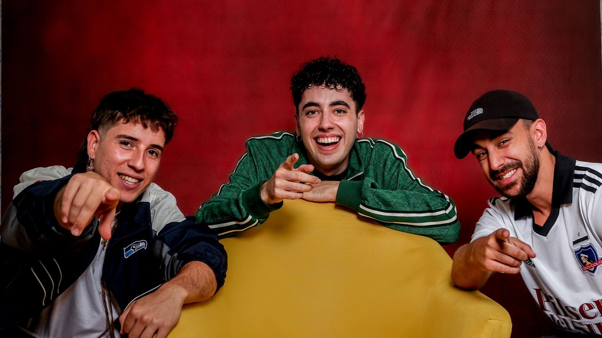 Los miembros del grupo musical Sanguijuelas del Guadiana posan para Europa Press, en Estudios de Gran Vía, a 16 de octubre de 2024