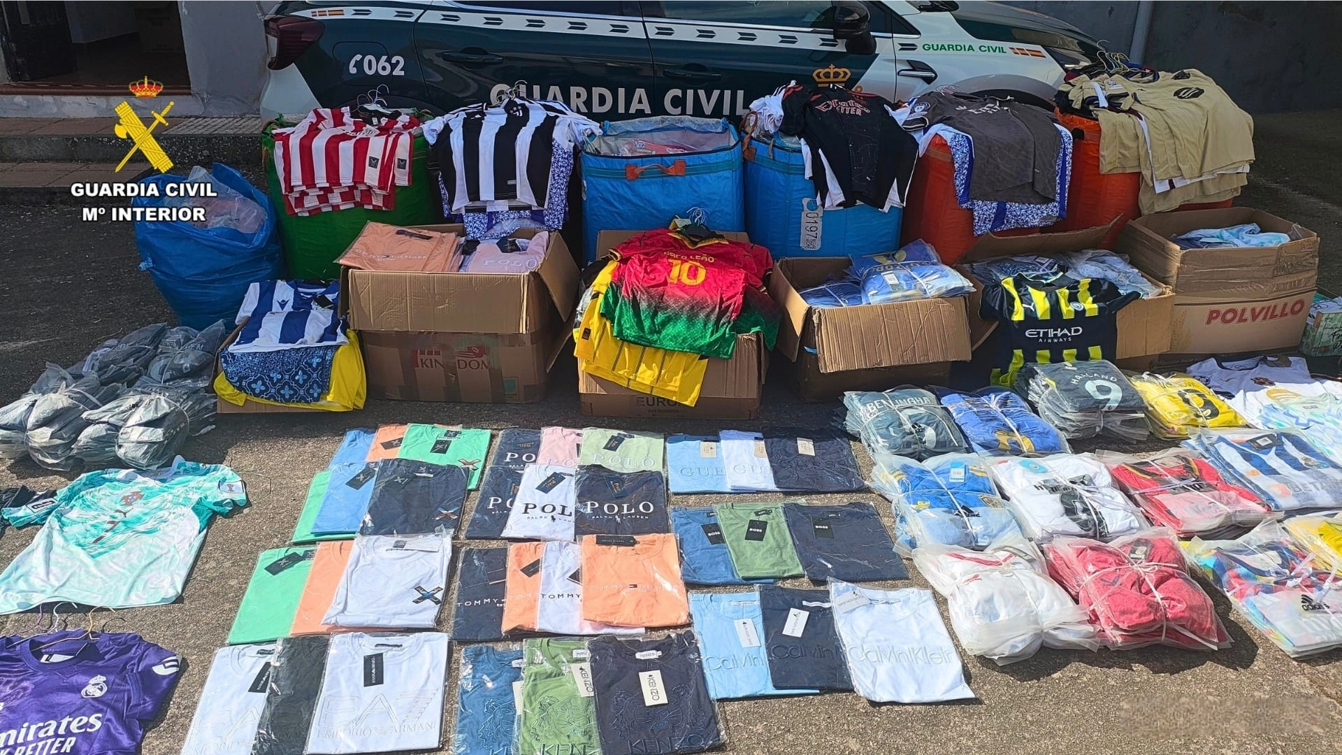 Camisetas falsificadas