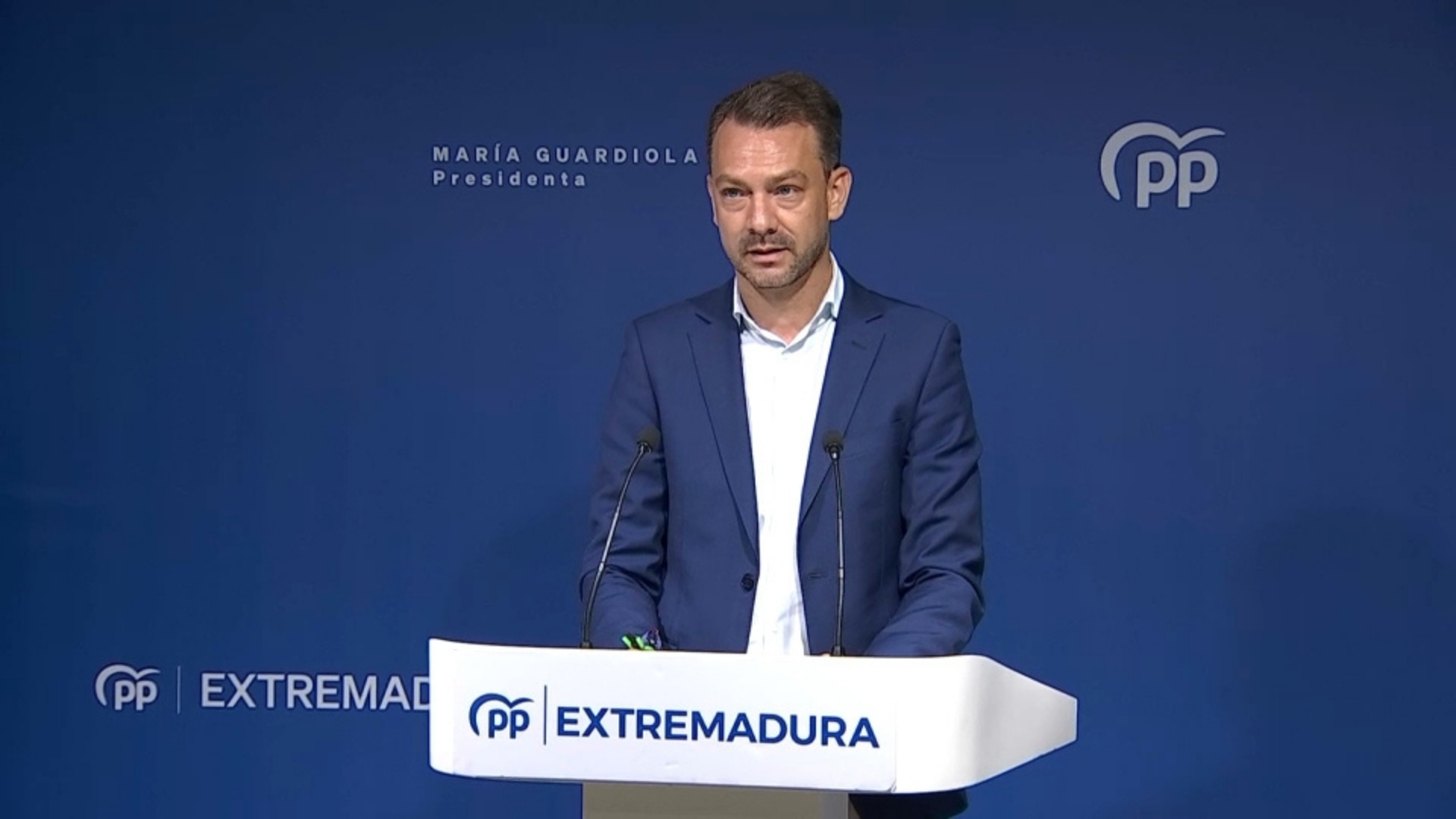 Luis Miguel Núñez. Portavoz del PP Extremadura