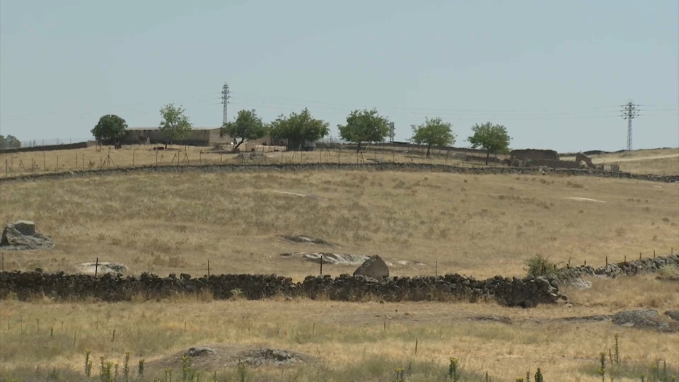 Terrenos en los que se ubicaría el parque acuático de Casar de Cáceres