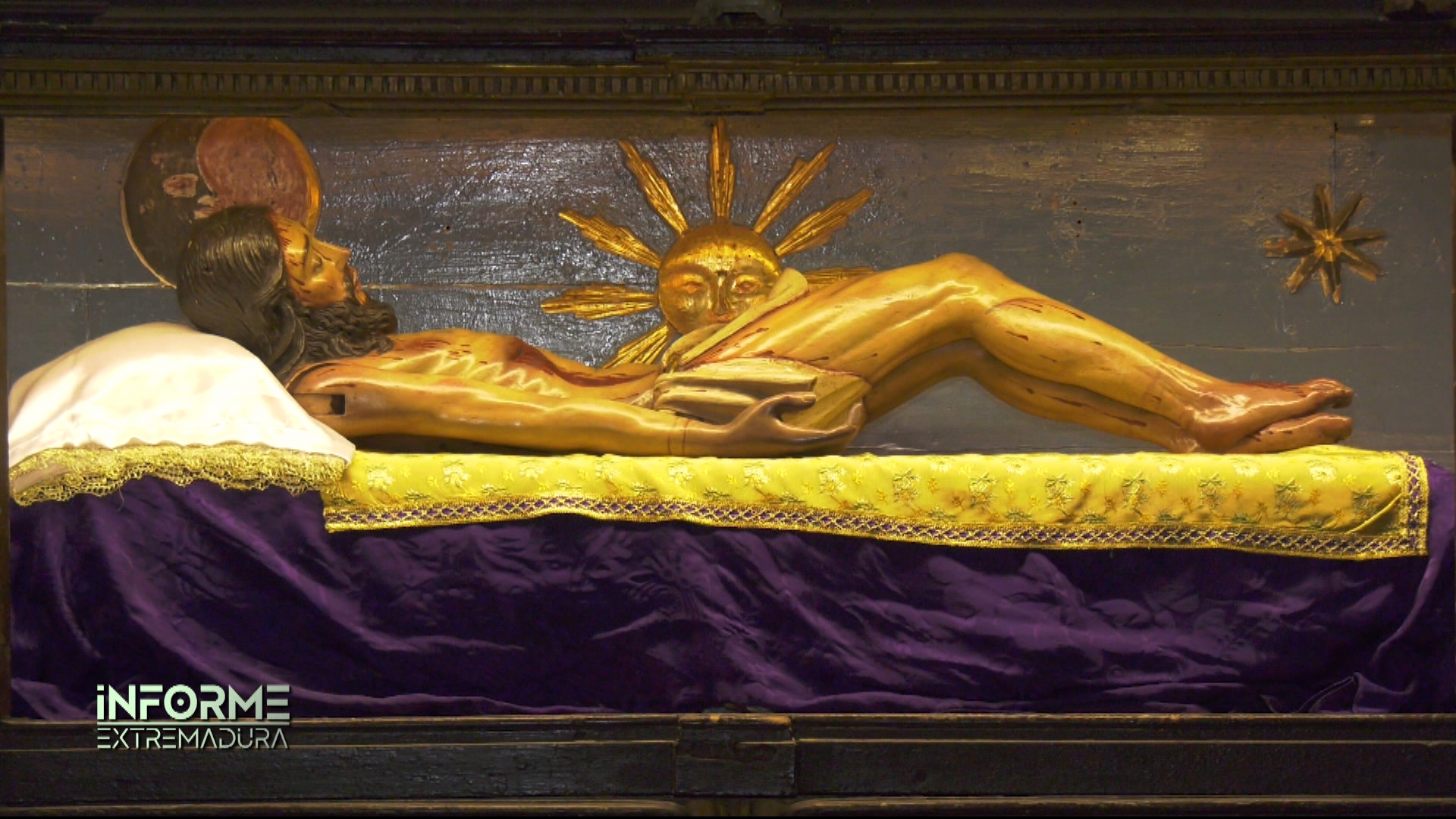 Esta talla articulada del siglo XVI constituye una de las grandes joyas patrimoniales de Almendral