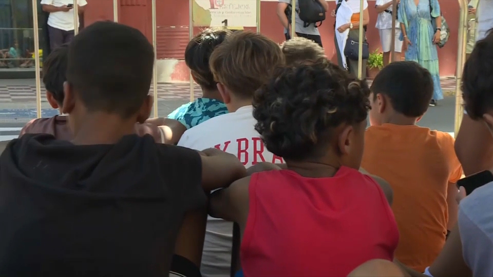 Menores migrantes en Ceuta