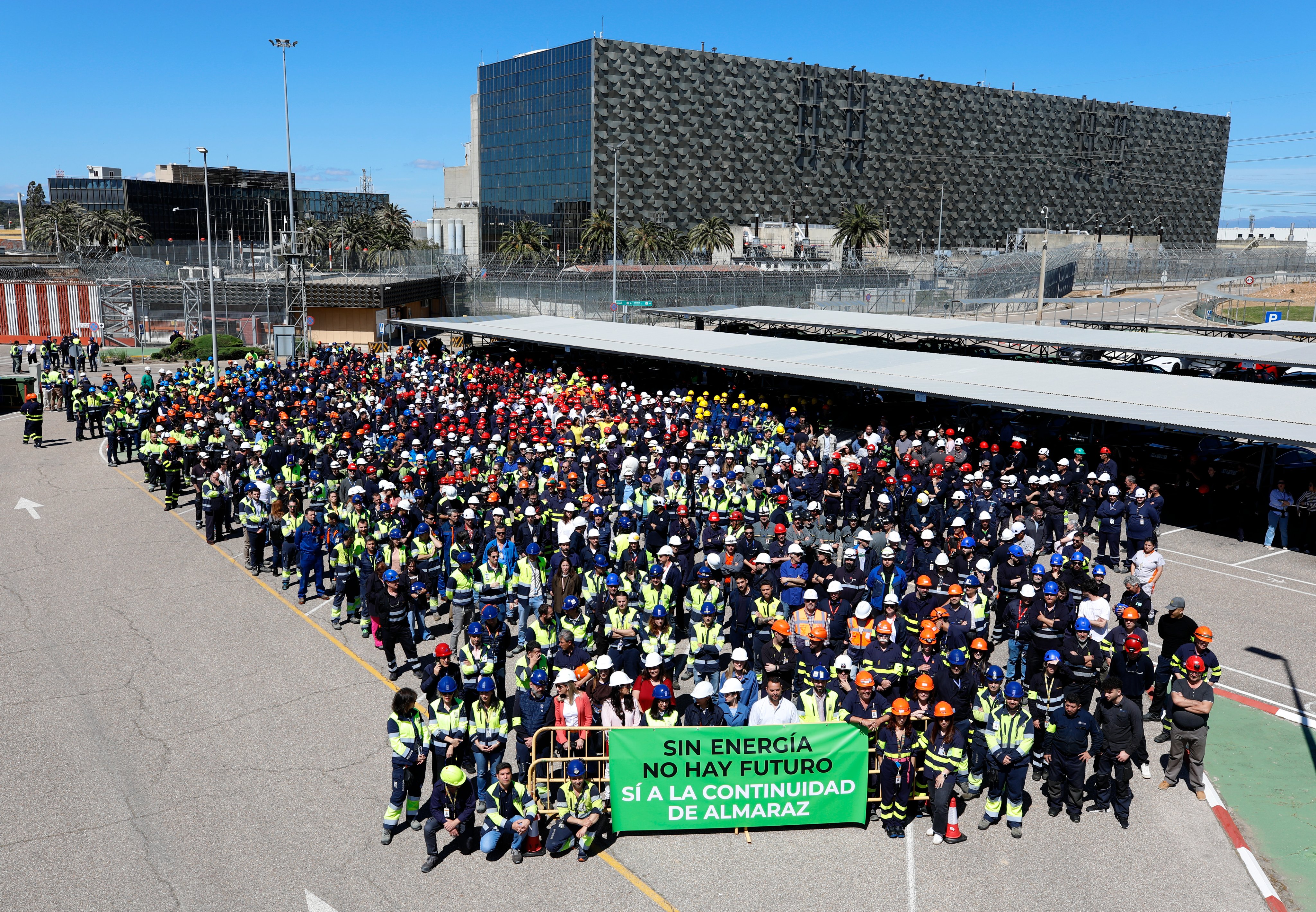 Manifestación de Sí a Almaraz, sí al futuro