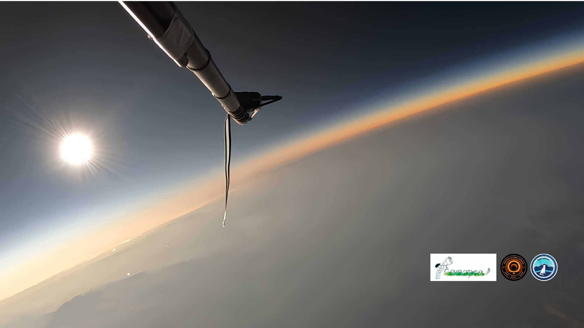 El lanzamiento del globo sonda Gata Celeste III durante la jornada del eclipse 
